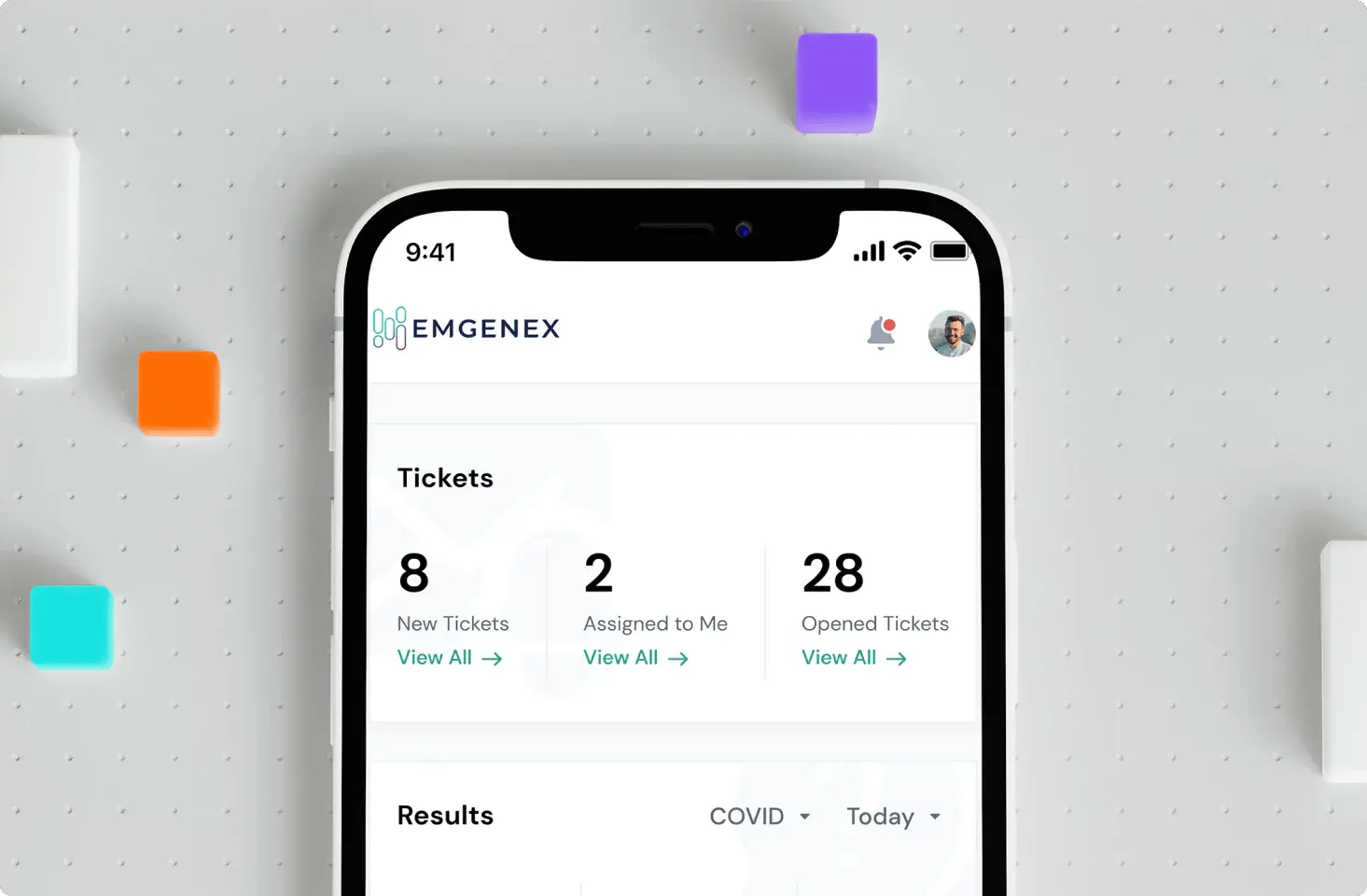 Emgenex mobile mockup